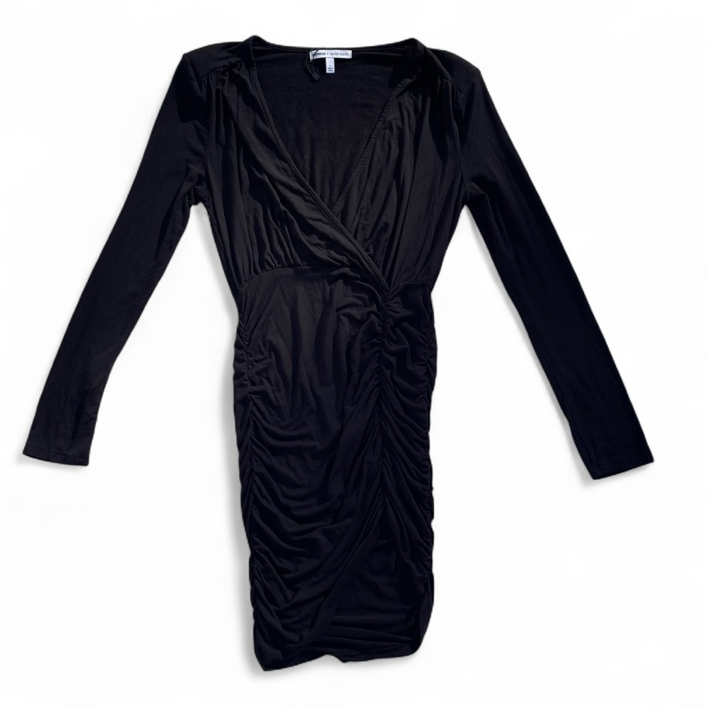 NWOT Express x Olivia Culpo Asymmetrical Surplice Sheath Dress - S - Picture 2 of 6